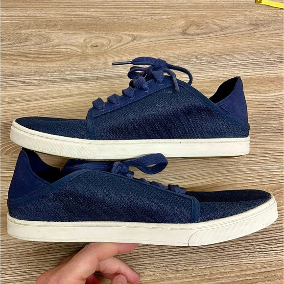 OluKai Pehuea Li Woman’s Size 7 Sneaker Pavement Grey - Picture 3 of 9